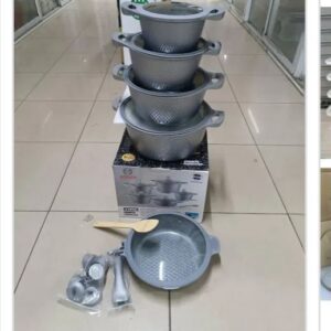 Bosch 11pc Cookware with Silicone lid covers