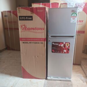 Ramtons , 2 Door Direct Cool Fridge, 128 Litres - Silver