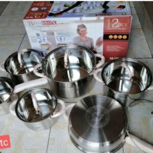 Bominox 12pc Stainless Steel Cookware Set