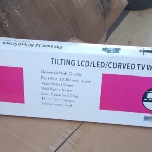 Tilting wall mount for 32"- 80" TVs. 64T-