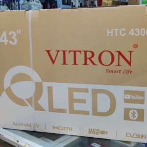 Vitron 43" QLED  Smart Android Frameless with Bluetooth