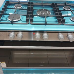 60*90 haier 5 gas standing cooker with electric oven and wok burner