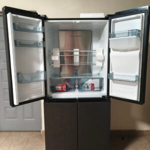 Ecomax 506 litres dark silver four door with dispenser refrigerator