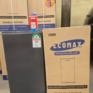 Ecomax 90 litres dark silver single door refrigerator with free guard.