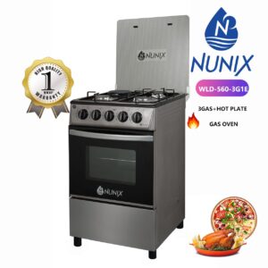 Nunix 3+1 electric 50*55 cooker with gas Oven