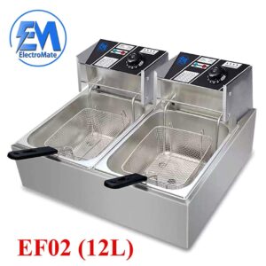 Electromate 12Litre double deep fryer